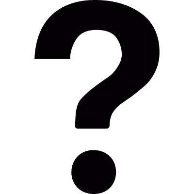 Question mark vector logo