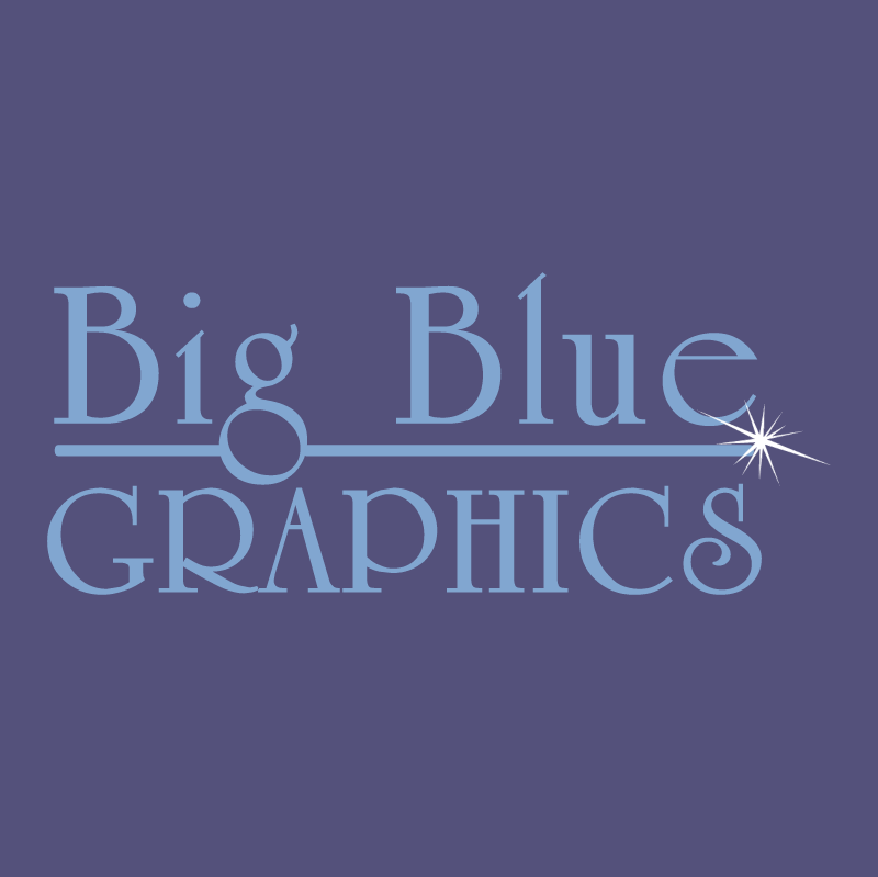 Big Blue Graphics vector