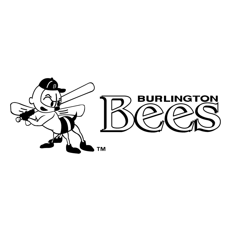 Burlington Bees 58436 vector logo