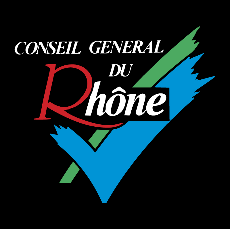 Conseil General du Rhone vector