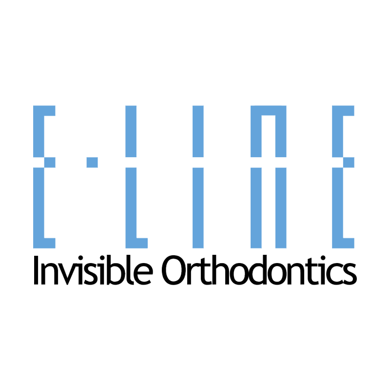 E LINE Invisible Orthodontics vector logo