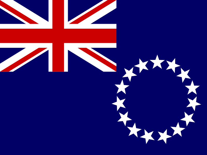 Flag of Cook Islands vector logo