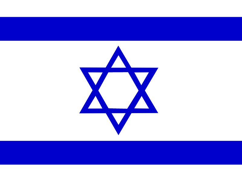 Flag of Israel vector