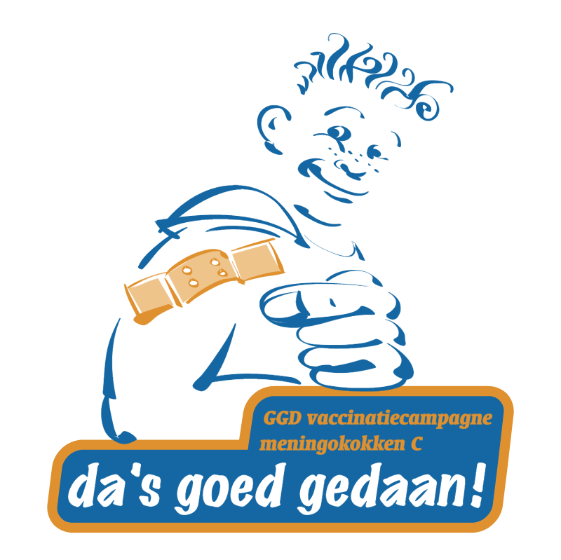 GGD Vaccinatiecampagne Meningokokken C vector logo