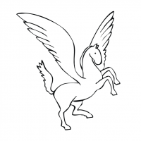 Pegasus Air vector