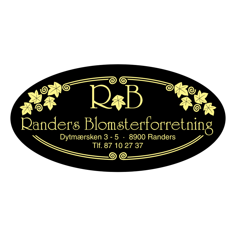 Randers Blomsterforretning vector