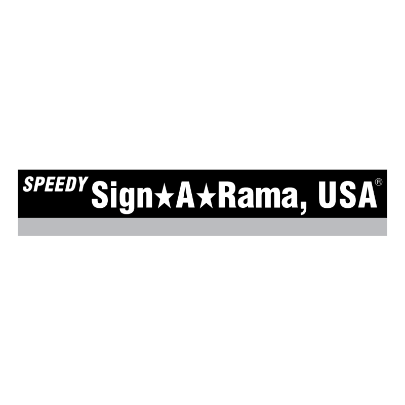 Speedy Sign A Rama vector