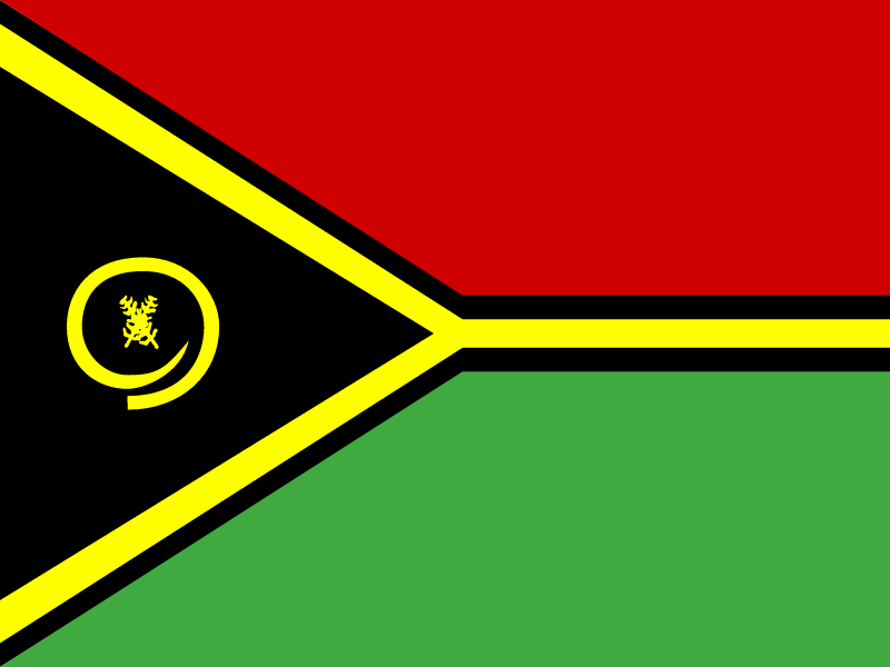 Flag of Vanuatu vector