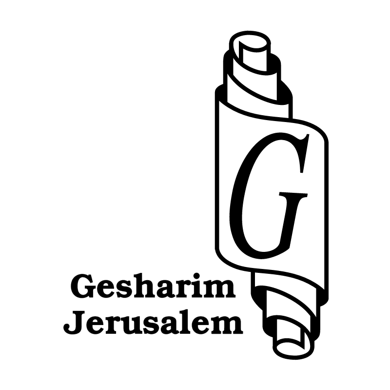 Gesharim Jerusalem vector