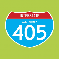 Interstate 405 vector