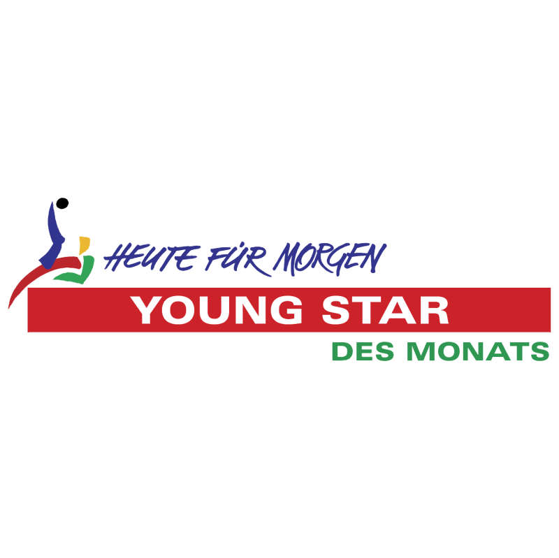 Young Star Des Monats vector