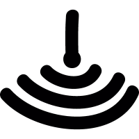 upside down wifi symbol vector