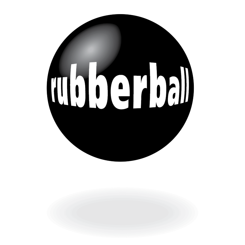 Rubberball vector logo