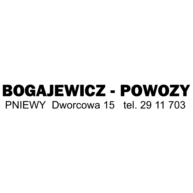 Bogajewicz Powozy vector