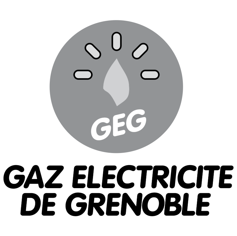 GEG Gaz Electricite de Grenoble vector logo