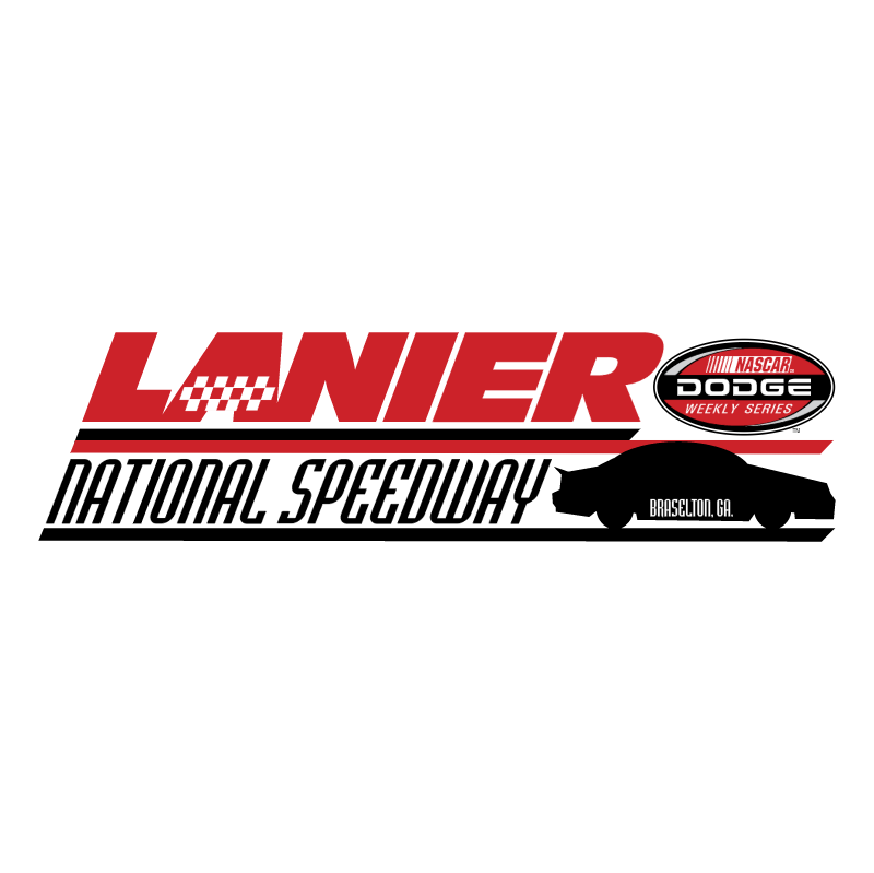 Lanier National Speedway vector logo
