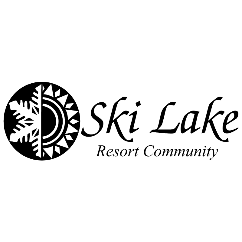 Ski Lake vector