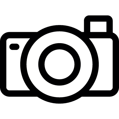 Old Photo Camera vector logo