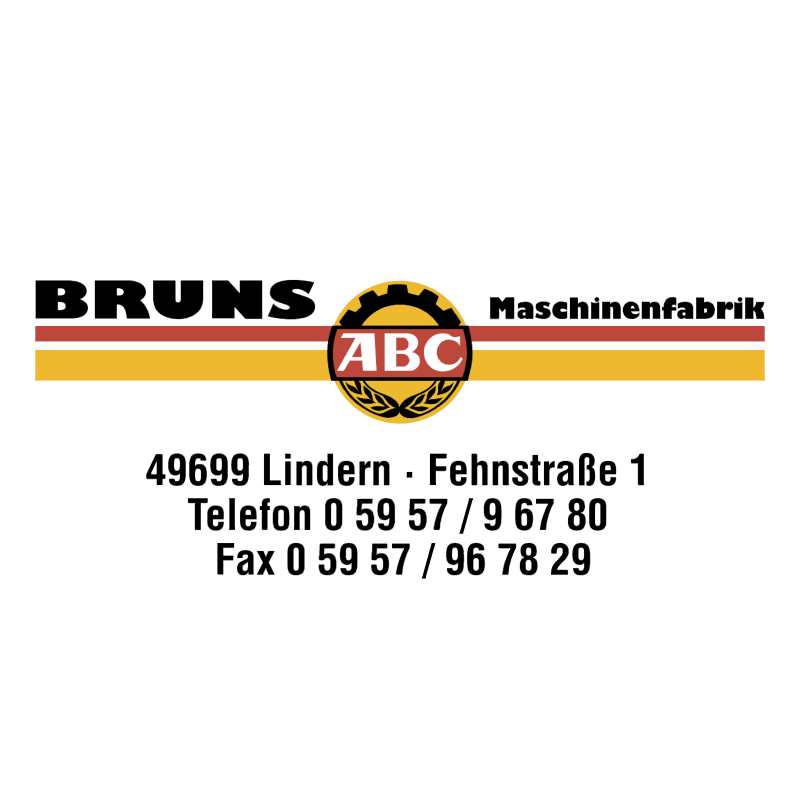 Bruns Maschinenfabrik vector