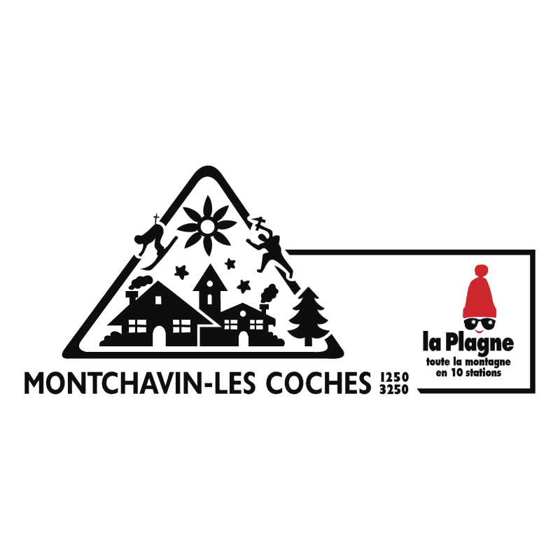 Montchavin Les Coches vector