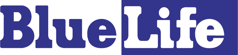 Blue Life vector logo