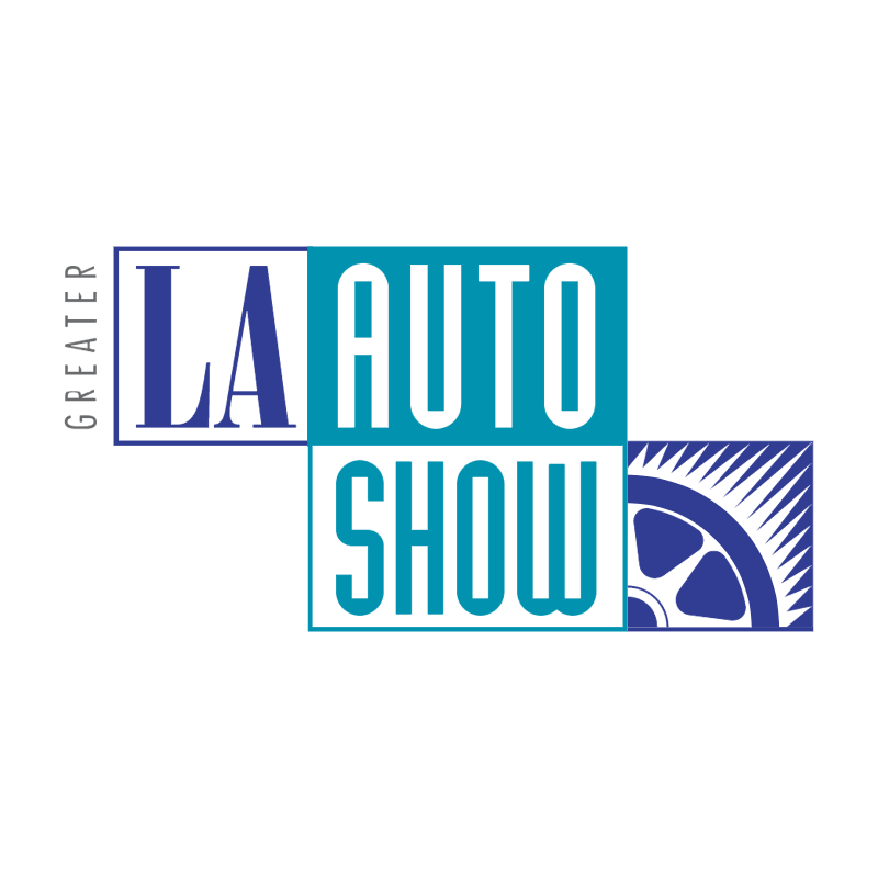 L A Auto Show vector logo