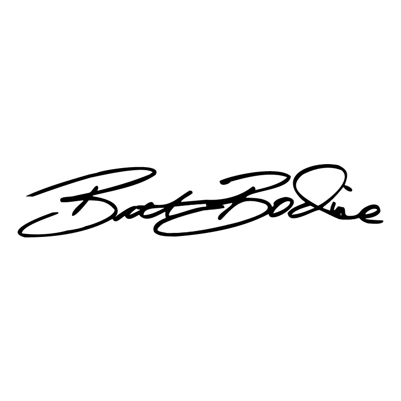 Brett Bodine Signature vector