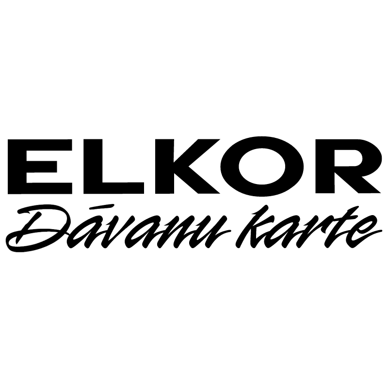 Elkor Davanu Karte vector logo