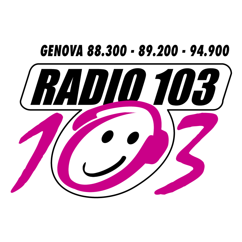 Radio 103 Liguria vector