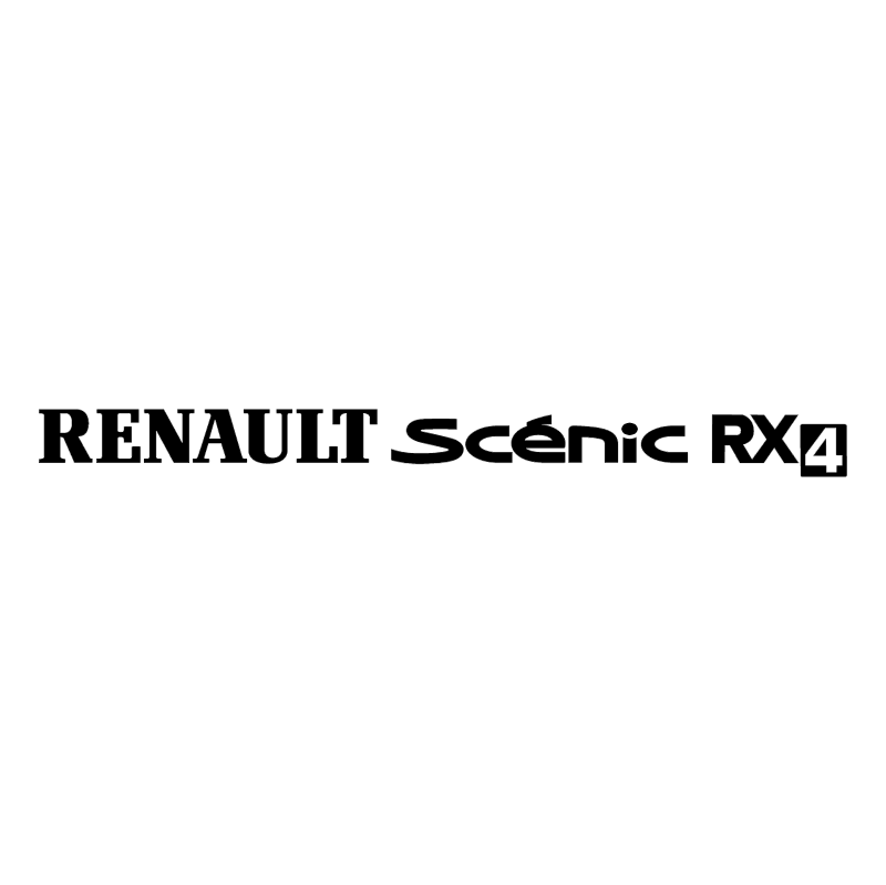 Renault Scenic RX4 vector logo
