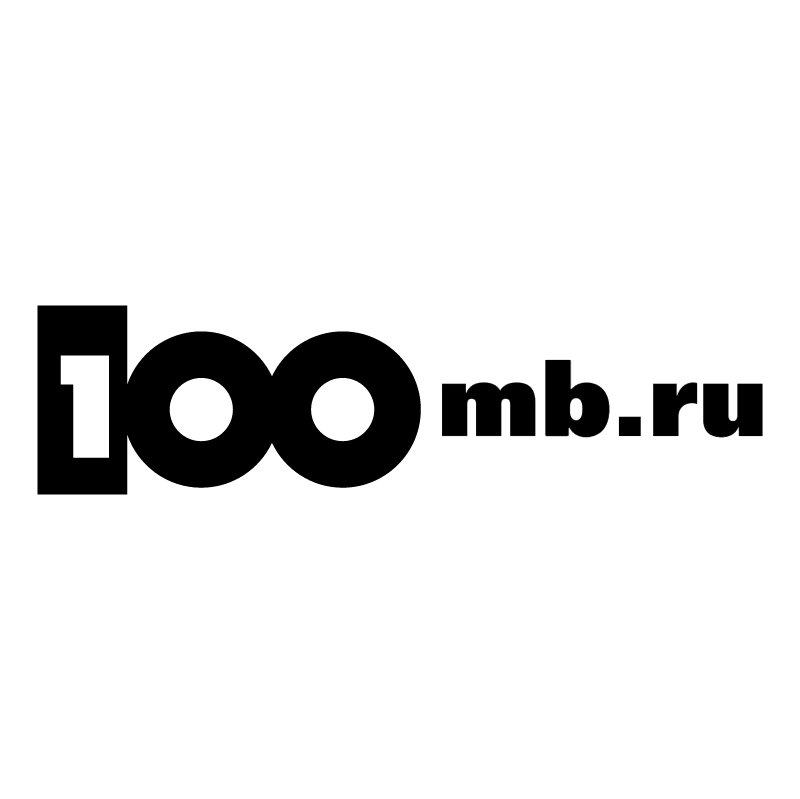 100MB RU vector logo