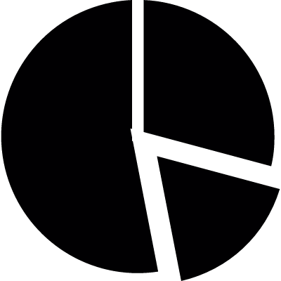 Circular Graph Pieces vector logo