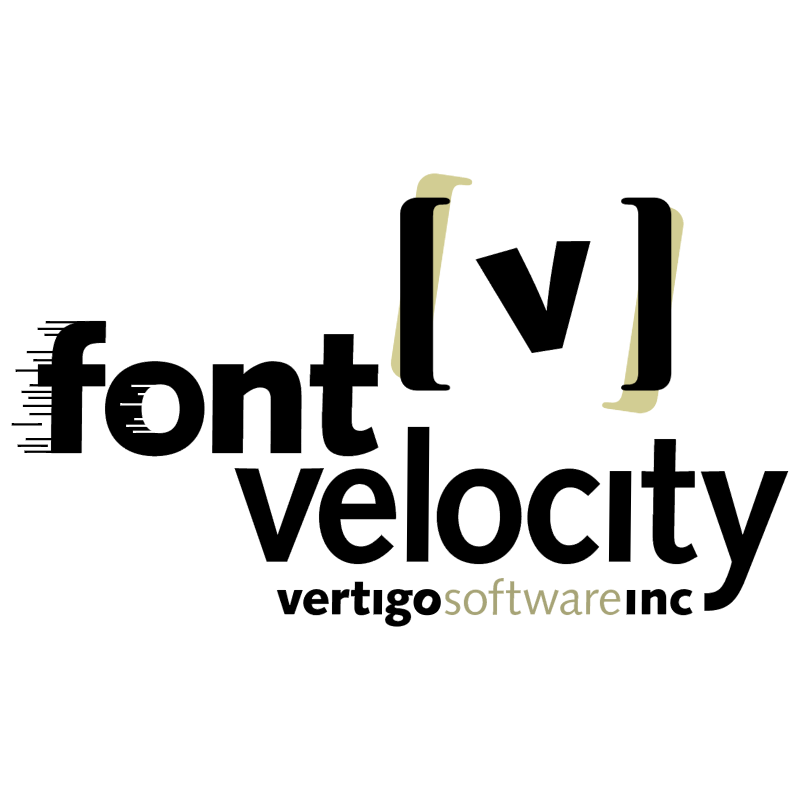 Font Velocity vector logo