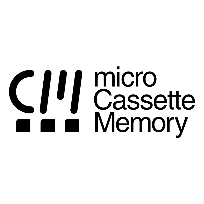 Micro Cassette Memory vector logo