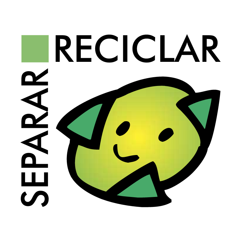 Separar Reciclar vector logo