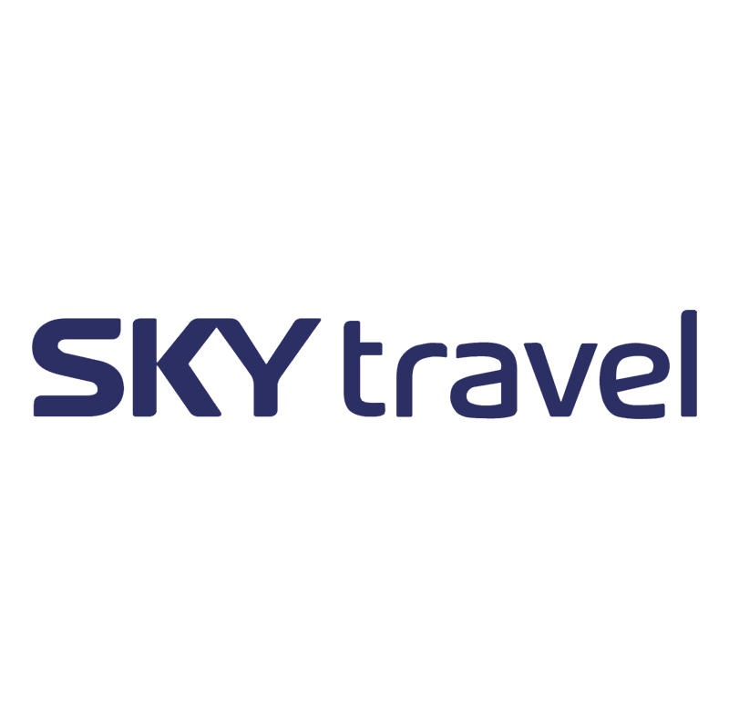 SKY travel vector logo