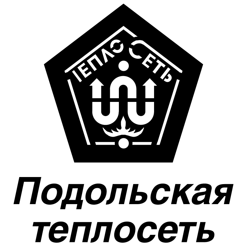 Teploset Podolsk vector logo