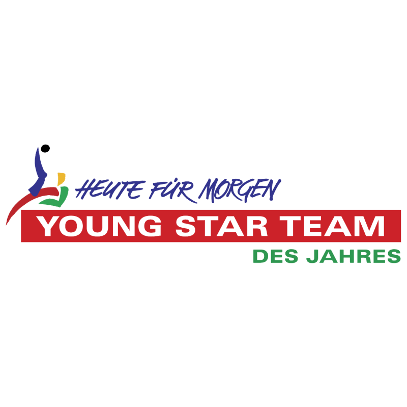 Young Star Team Des Jahres vector logo