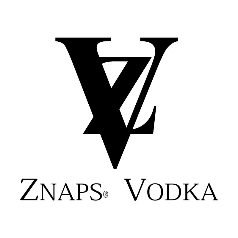 Znaps Vodka vector logo