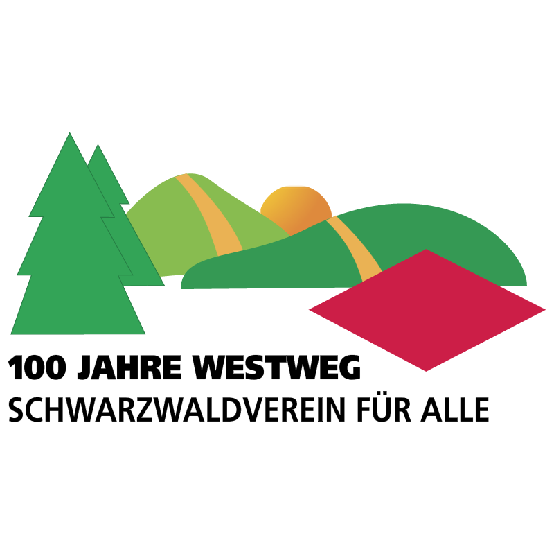 100 Jahre Westweg vector