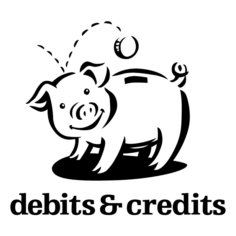 Debits &amp; Credits vector