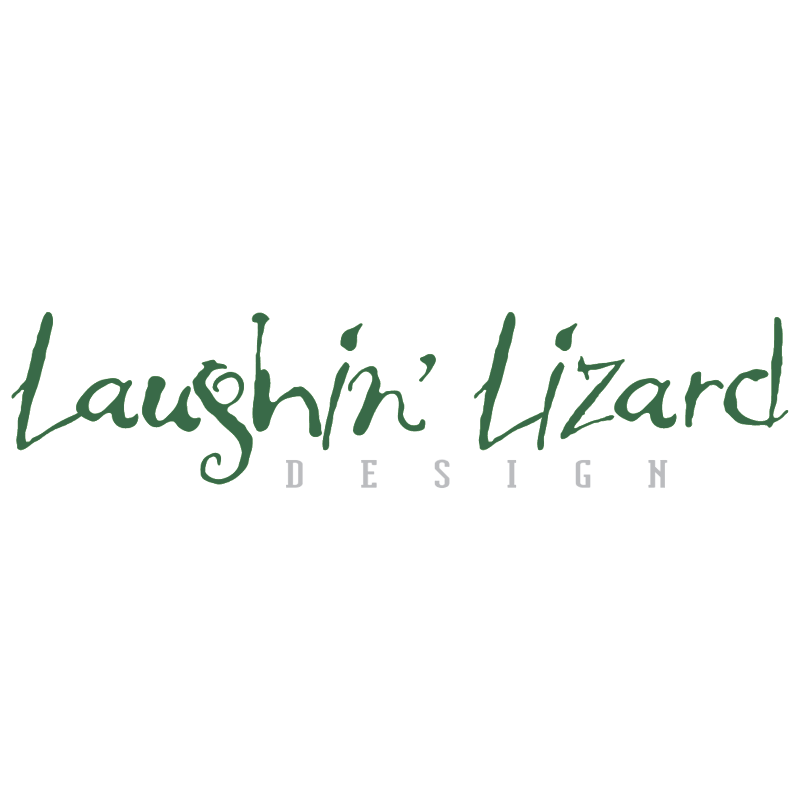 Laughin Lizard Design vector