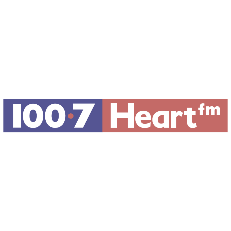 100 7 Heart FM vector