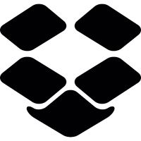 Dropbox symbol vector