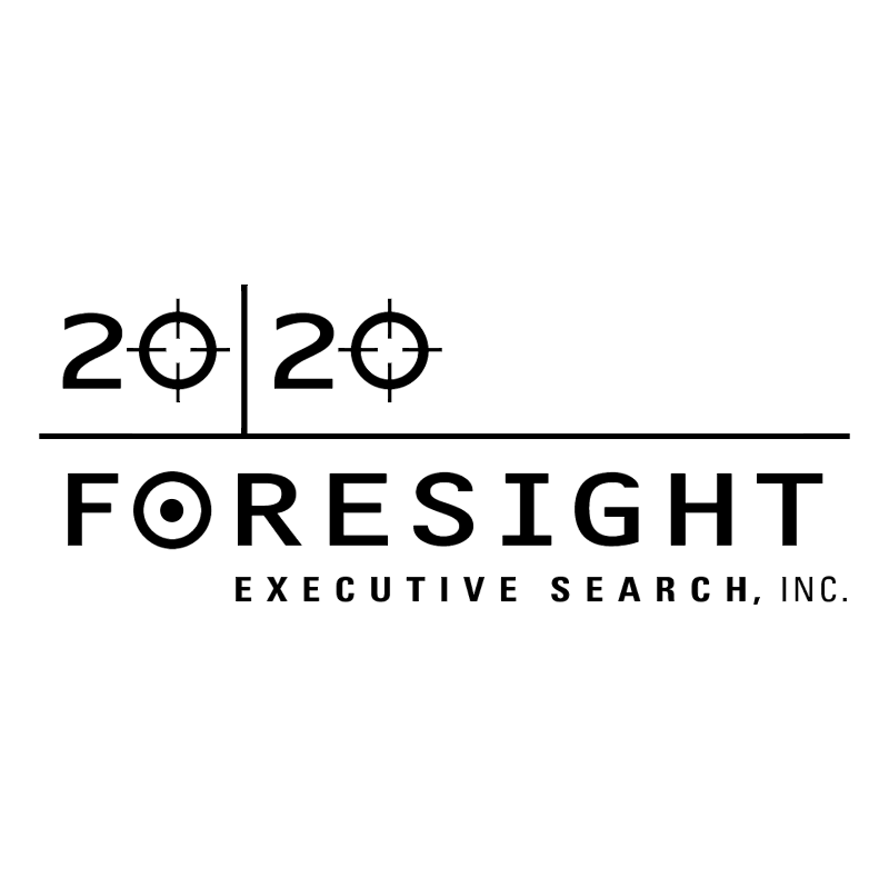 20 20 Foresight Executive Search vector logo