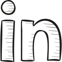 Linkedin Draw Logo vector