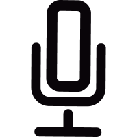 Microphone, voice amplification vector