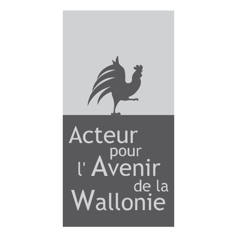 Acteur pour l’Avenir de la Wallone 51895 vector