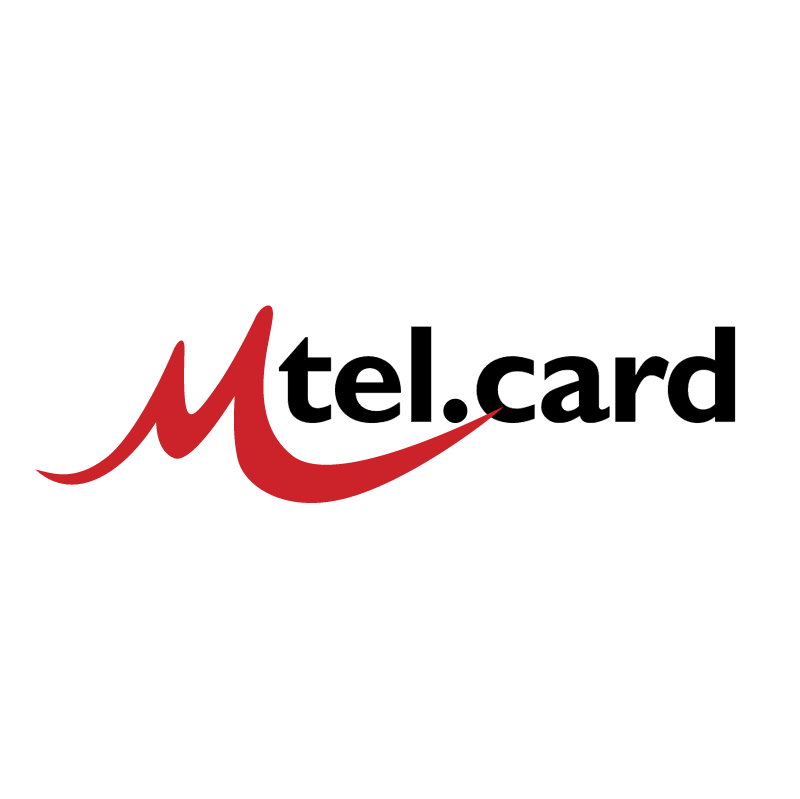 M tel card vector logo