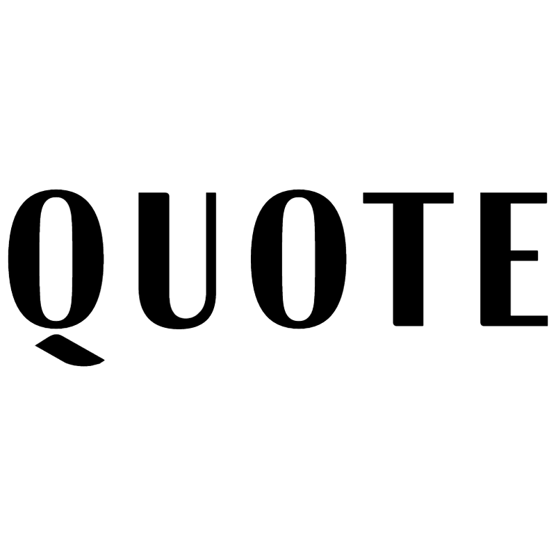 Quote vector logo